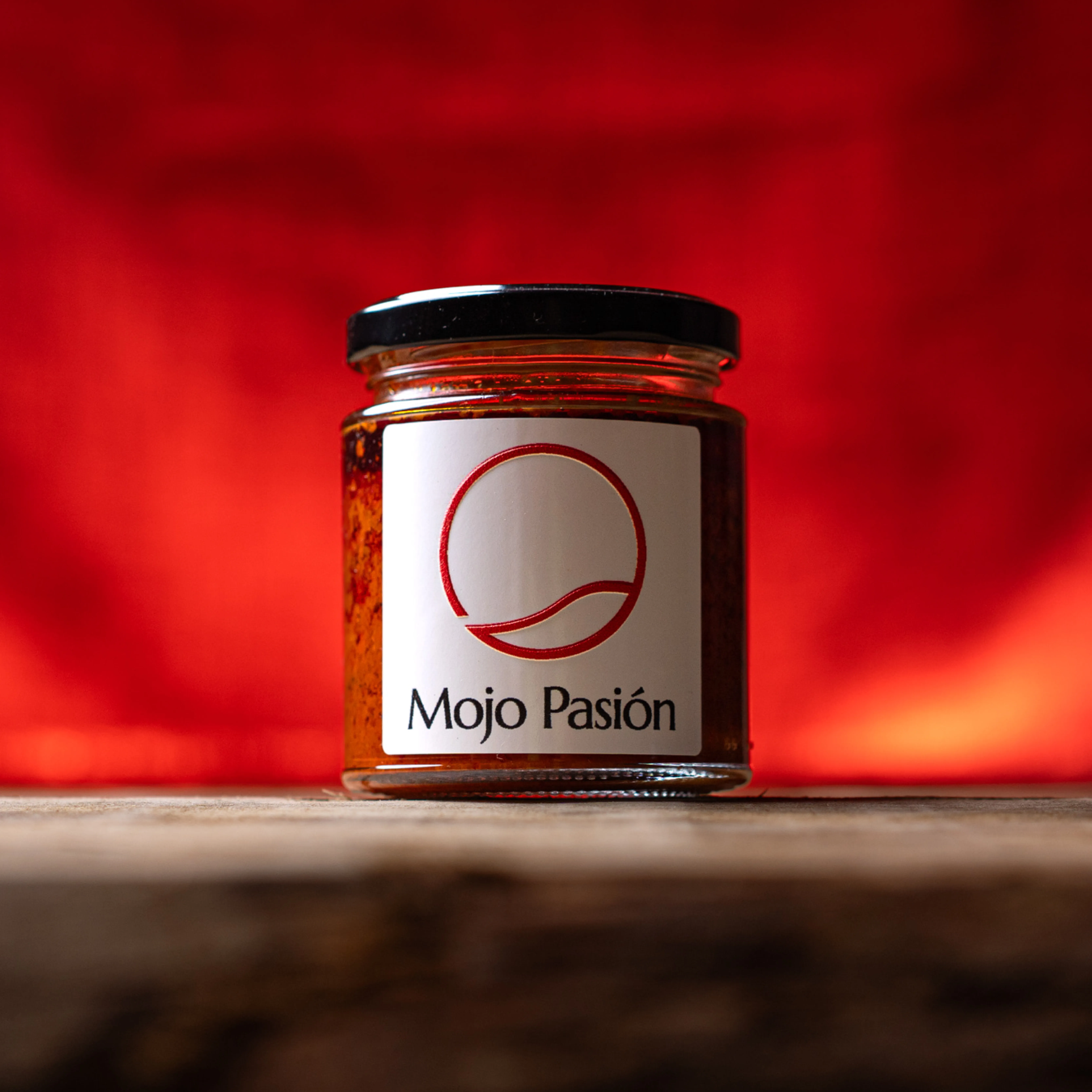 Tarro de Mojo Pasión rojo picante artesano canario