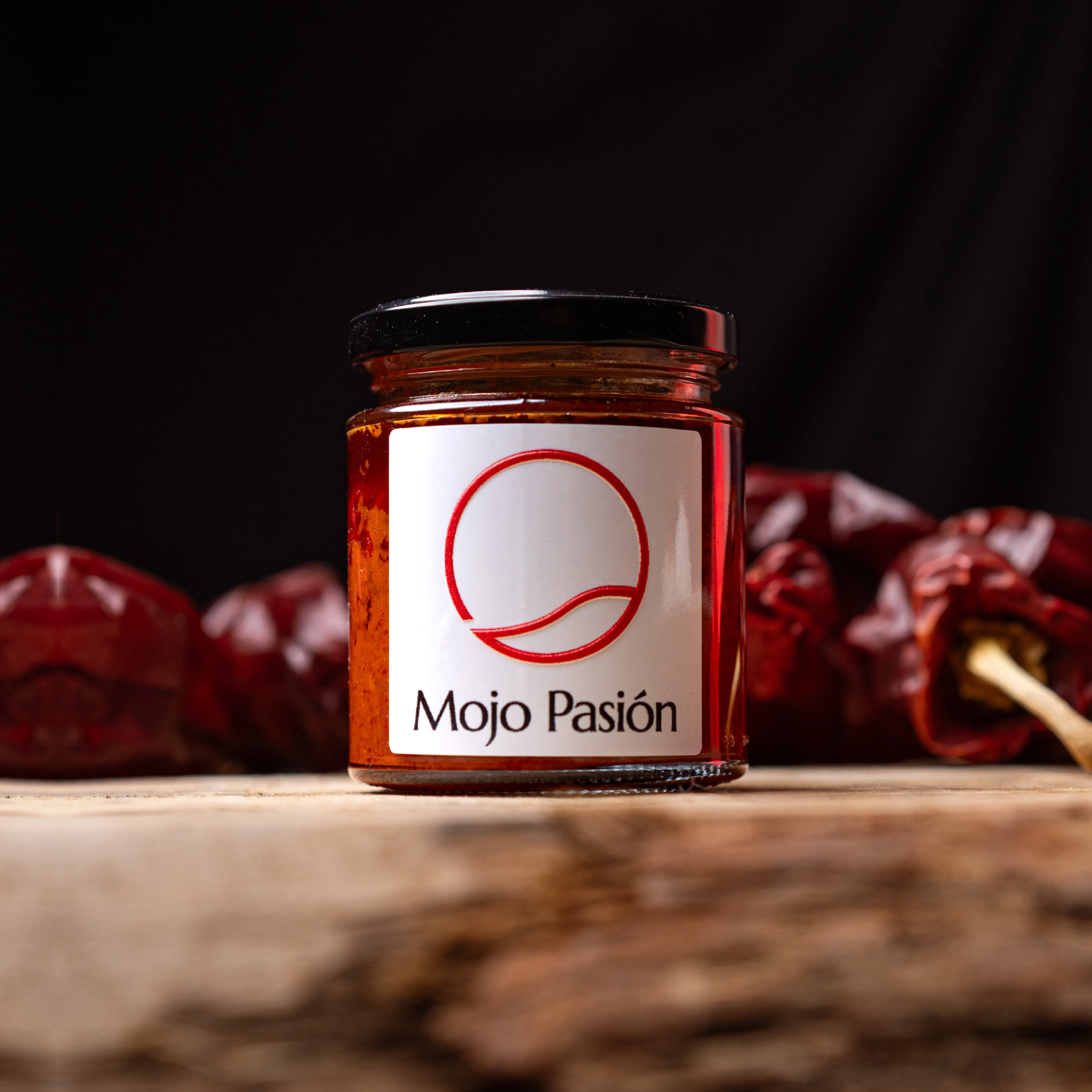 Tarro de Mojo Pasión rojo suave artesano canario