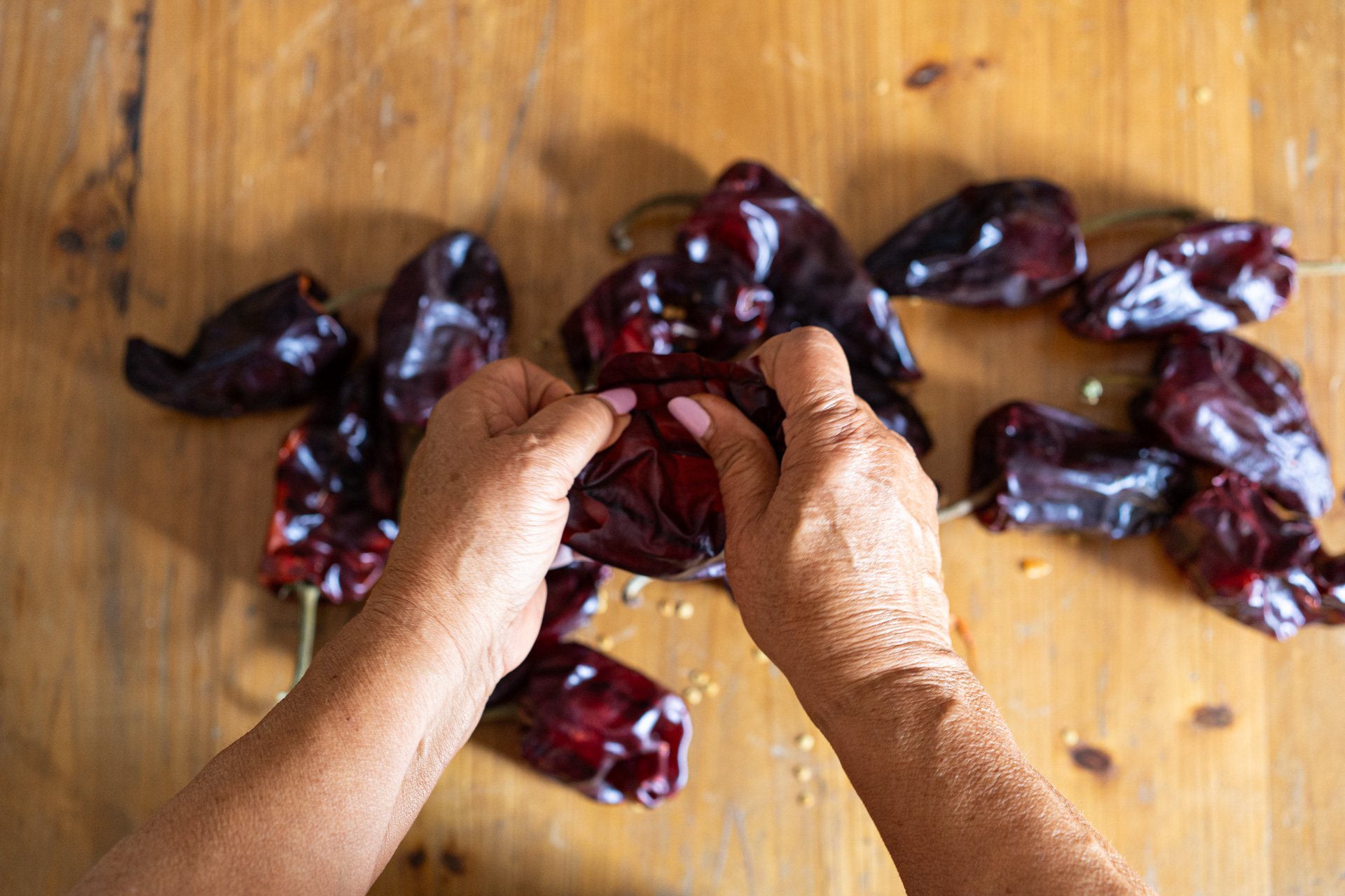 Las manos de quien lo hace